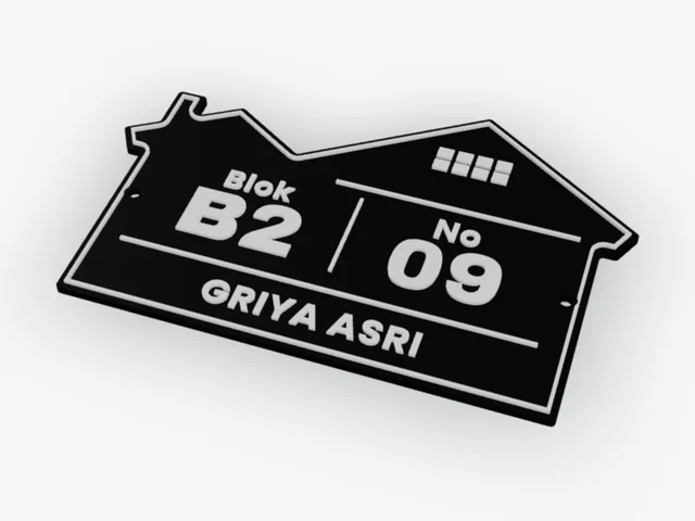 Contoh Nomor Rumah