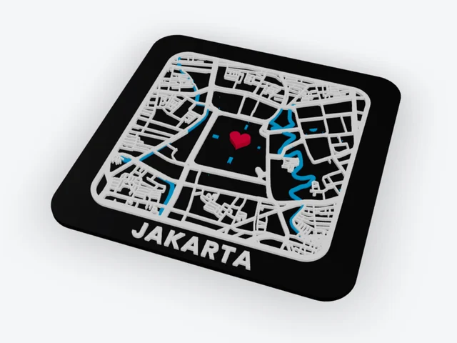 Contoh Pinned Memories: 3D Map