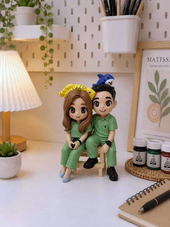 Figurine custom pasangan buatan DHC Printlab